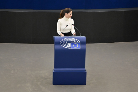 Wahl der neuen EU-Präsidentin im Europäischen Parlament in Straßburg