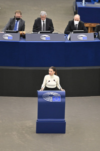 Wahl der neuen EU-Präsidentin im Europäischen Parlament in Straßburg