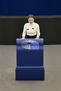 Wahl der neuen EU-Präsidentin im Europäischen Parlament in Straßburg