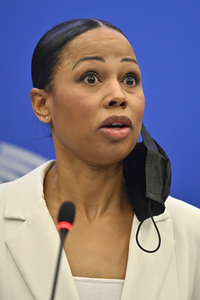 Pressekonferenz der Fraktion Die Grünen/EFA im EU-Parlament in Straßburg