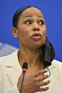 Pressekonferenz der Fraktion Die Grünen/EFA im EU-Parlament in Straßburg