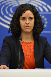 Pressekonferenz der Fraktion Die Linke im EU-Parlament in Straßburg