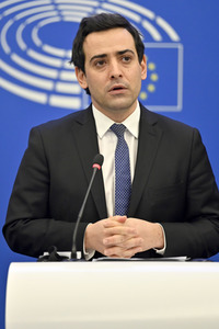 Pressekonferenz der Fraktion Renew Europe im EU-Parlament in Straßburg