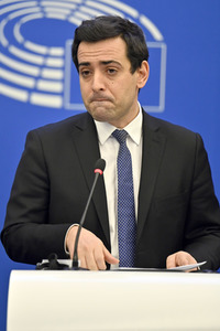 Pressekonferenz der Fraktion Renew Europe im EU-Parlament in Straßburg