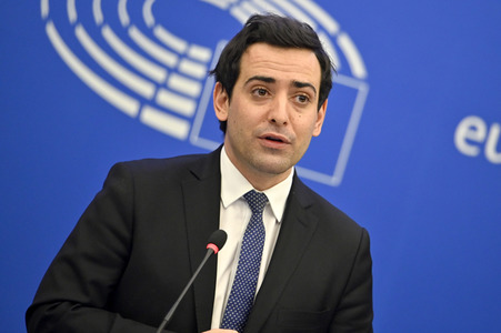 Pressekonferenz der Fraktion Renew Europe im EU-Parlament in Straßburg
