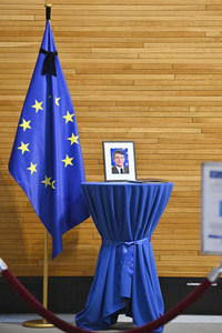 Gedenkfeier für David Sassoli im Europäischen Parlament in Straßburg