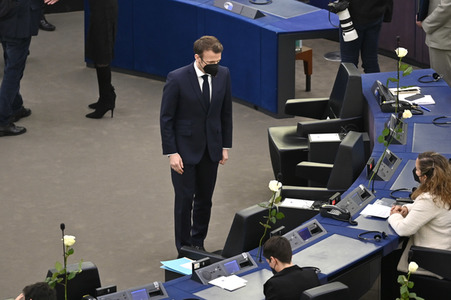 Gedenkfeier für David Sassoli im Europäischen Parlament in Straßburg