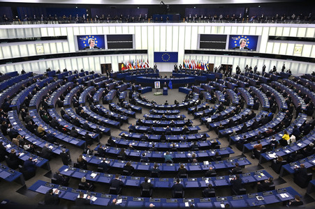 Gedenkfeier für David Sassoli im Europäischen Parlament in Straßburg
