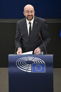 Gedenkfeier für David Sassoli im Europäischen Parlament in Straßburg