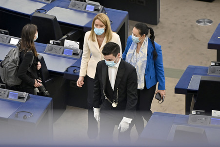 Wahl der Vizepräsidenten des Europäischen Parlaments in Straßburg