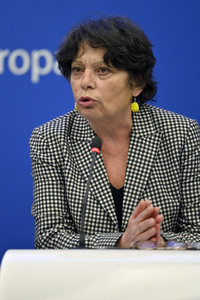 Pressekonferenz der Grünen im Europäischen Parlament in Straßburg