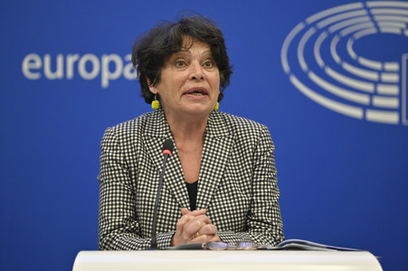 Pressekonferenz der Grünen im Europäischen Parlament in Straßburg