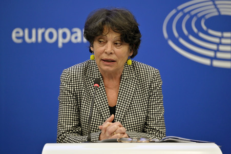 Pressekonferenz der Grünen im Europäischen Parlament in Straßburg