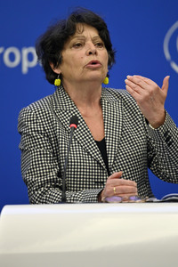 Pressekonferenz der Grünen im Europäischen Parlament in Straßburg