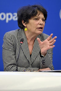 Pressekonferenz der Grünen im Europäischen Parlament in Straßburg