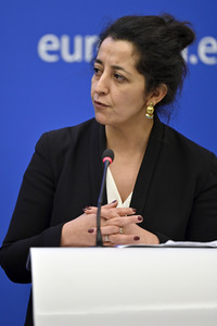Pressekonferenz der Grünen im Europäischen Parlament in Straßburg