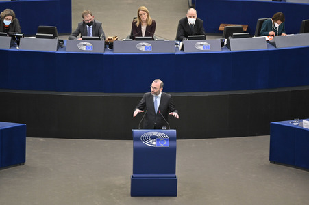 Plenartagung im Europäischen Parlament in Straßburg