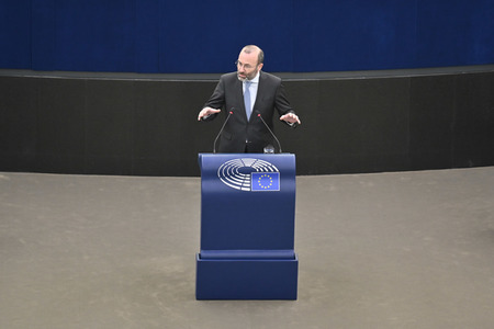 Plenartagung im Europäischen Parlament in Straßburg