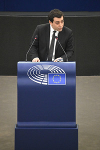 Plenartagung im Europäischen Parlament in Straßburg