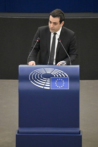 Plenartagung im Europäischen Parlament in Straßburg