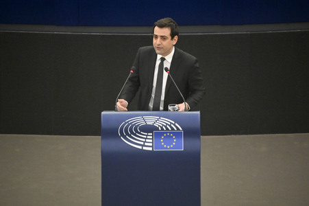 Plenartagung im Europäischen Parlament in Straßburg