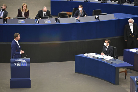 Plenartagung im Europäischen Parlament in Straßburg