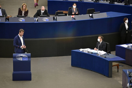 Plenartagung im Europäischen Parlament in Straßburg