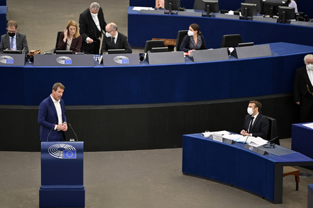 Plenartagung im Europäischen Parlament in Straßburg