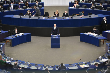 Plenartagung im Europäischen Parlament in Straßburg