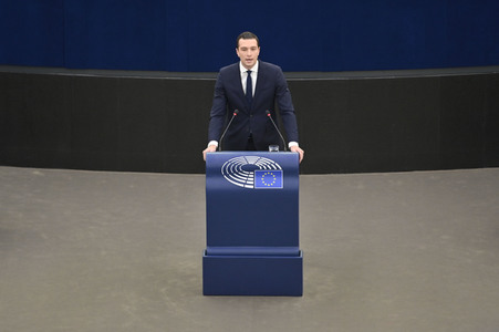 Plenartagung im Europäischen Parlament in Straßburg