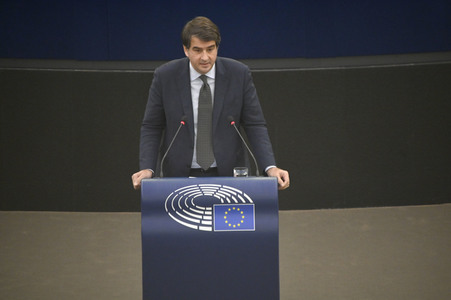 Plenartagung im Europäischen Parlament in Straßburg