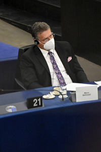 Plenartagung im Europäischen Parlament in Straßburg