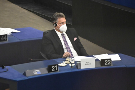 Plenartagung im Europäischen Parlament in Straßburg