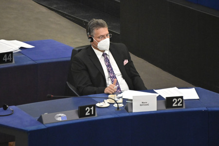 Plenartagung im Europäischen Parlament in Straßburg