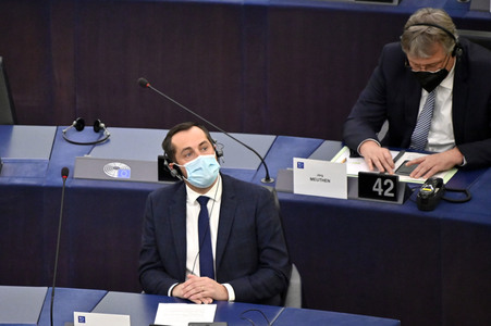 Plenartagung im Europäischen Parlament in Straßburg