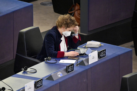 Plenartagung im Europäischen Parlament in Straßburg