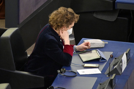 Plenartagung im Europäischen Parlament in Straßburg