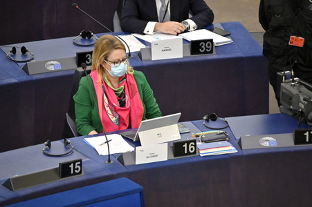Plenartagung im Europäischen Parlament in Straßburg