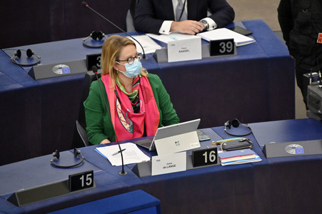 Plenartagung im Europäischen Parlament in Straßburg
