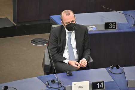 Plenartagung im Europäischen Parlament in Straßburg