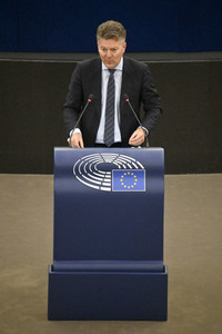 Plenartagung über den Digital Services Act im EU-Parlament in Straßburg