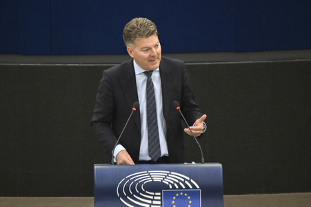 Plenartagung über den Digital Services Act im EU-Parlament in Straßburg