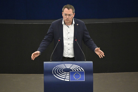 Plenartagung über den Digital Services Act im EU-Parlament in Straßburg