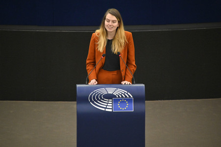 Plenartagung über den Digital Services Act im EU-Parlament in Straßburg