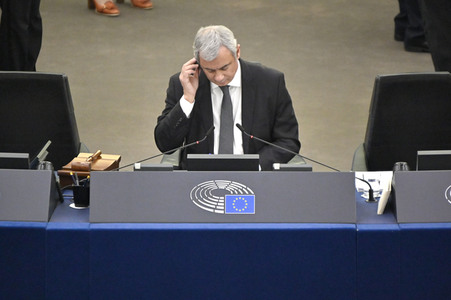 Plenartagung über den Digital Services Act im EU-Parlament in Straßburg