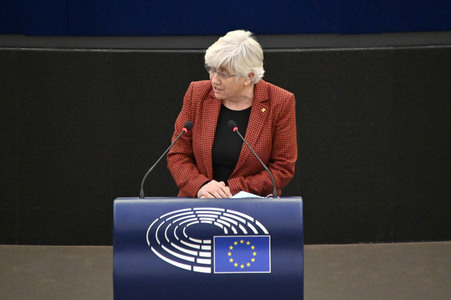 Plenartagung über den Digital Services Act im EU-Parlament in Straßburg