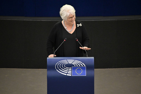 Plenartagung über den Digital Services Act im EU-Parlament in Straßburg
