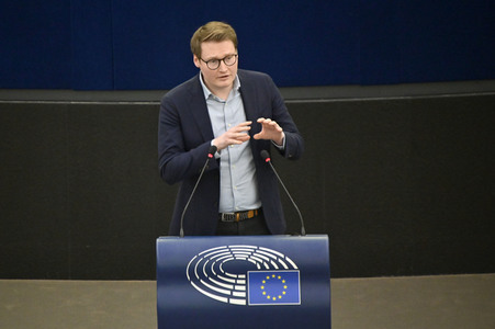 Plenartagung über den Digital Services Act im EU-Parlament in Straßburg