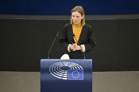 Plenartagung über den Digital Services Act im EU-Parlament in Straßburg