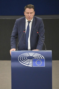 Plenartagung über den Digital Services Act im EU-Parlament in Straßburg